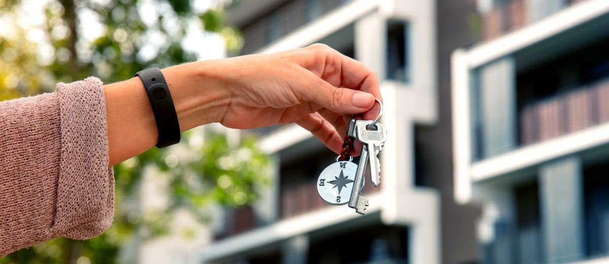 Remise des clés de l'appartement