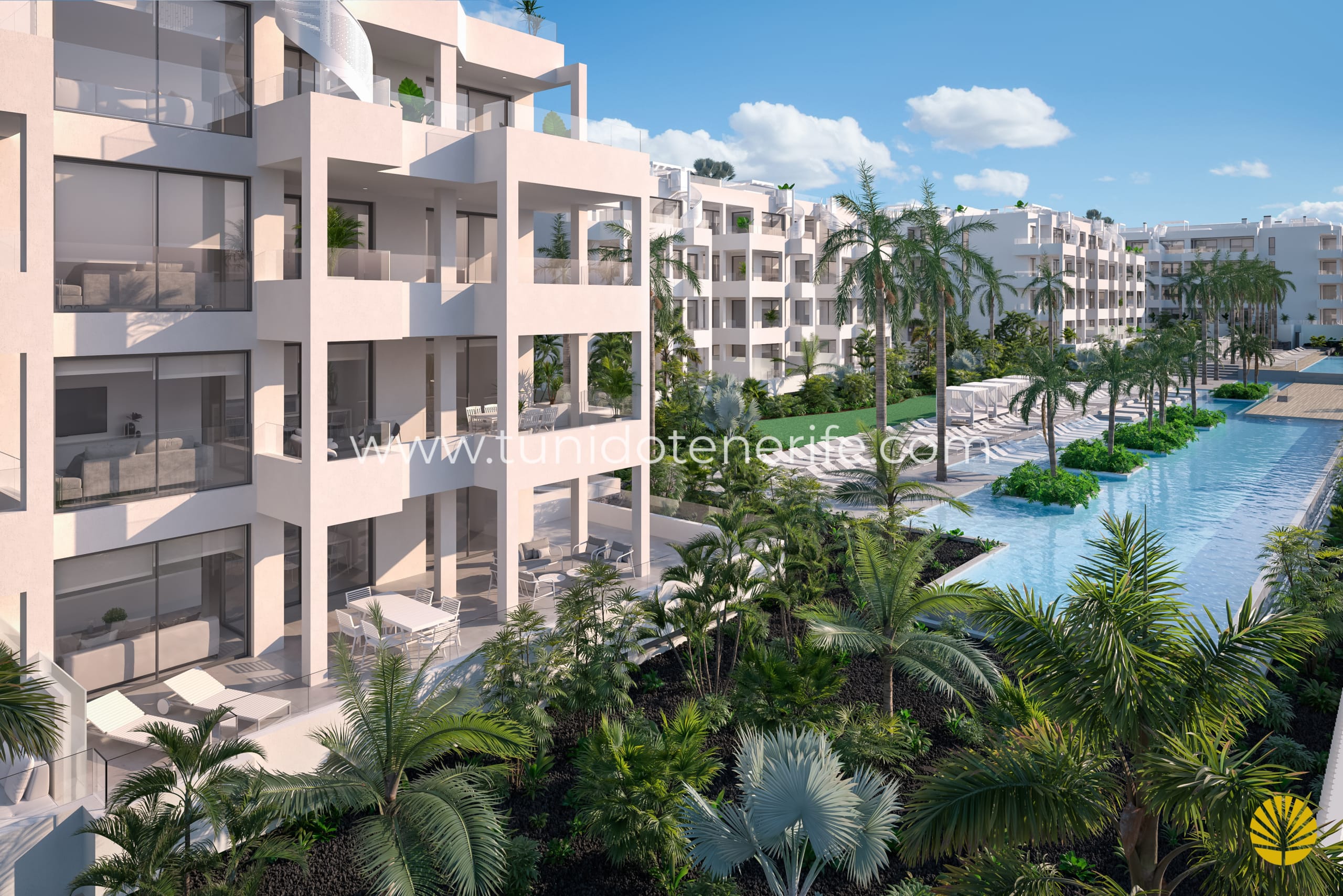 Квартиры на продажу в Palm Mar, Тенерифе Южный, Tu Nido Tenerife