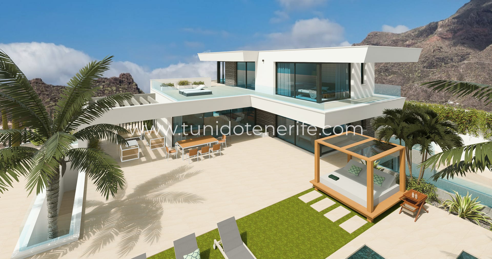 Villa en venta en Tenerife Sur, Madroñal de Fañabe
